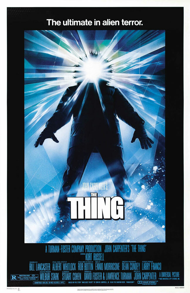 THE THING REPLICA 1982 MOVIE POSTER