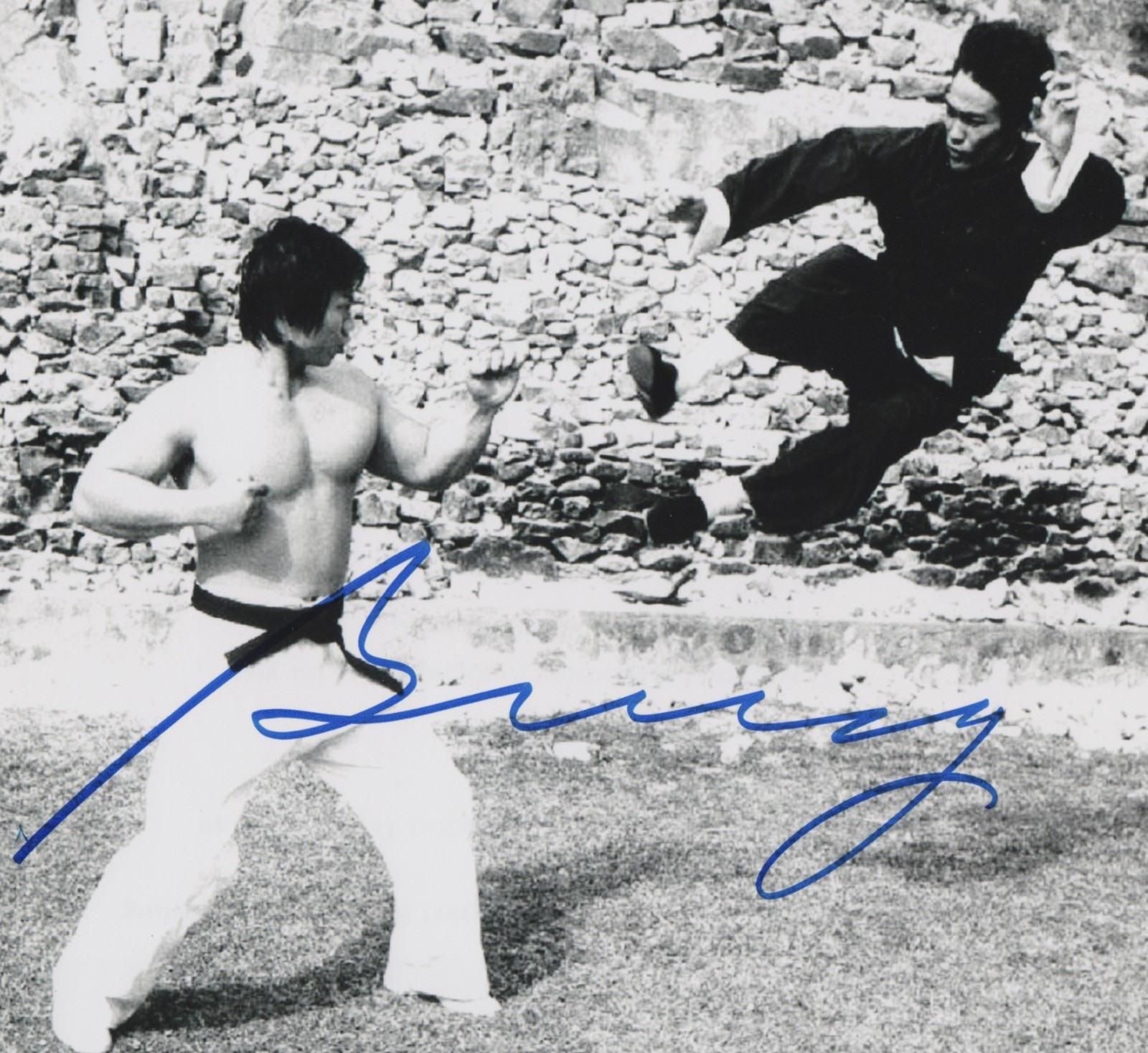BOLO YEUNG hand-signed BRUCE LEE MARTIAL ARTS 8×10 uacc rd coa ENTER THE DRAGON