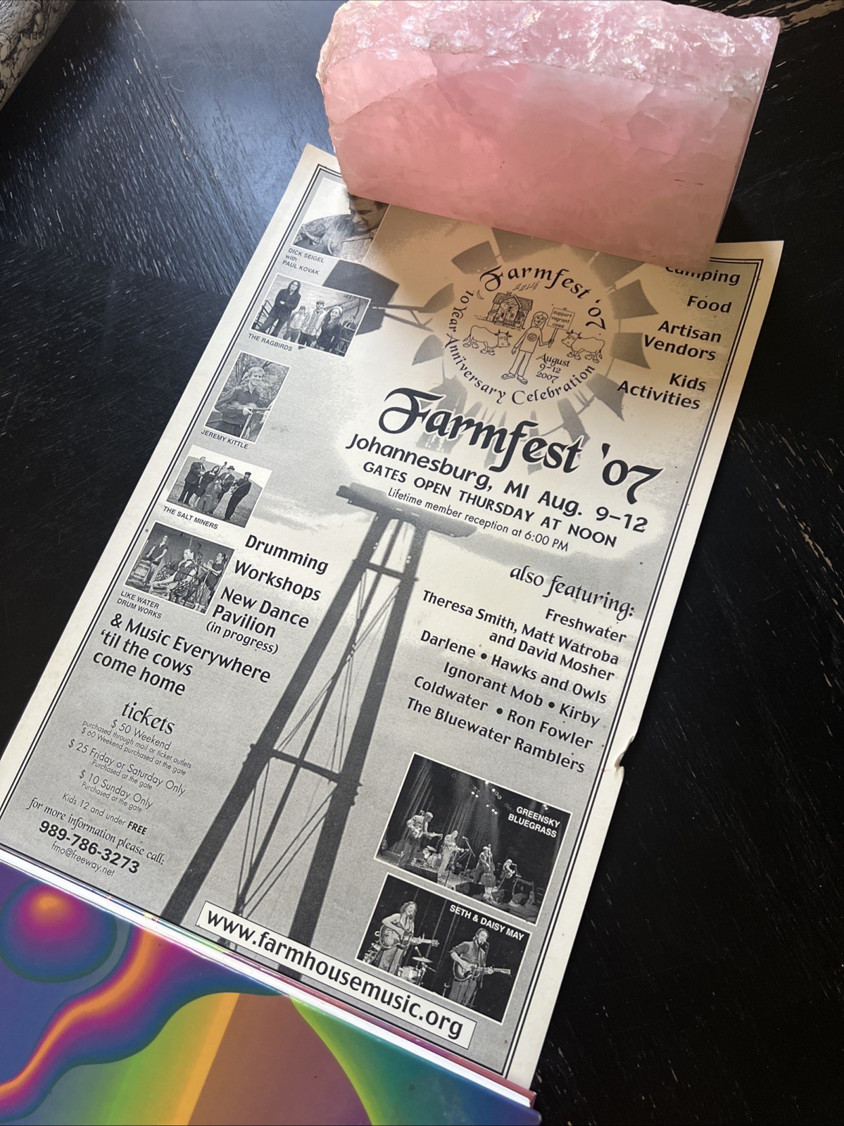 Farm Fest 2007 Poster 17×11 Slight Flaws But Great Condition See Photos