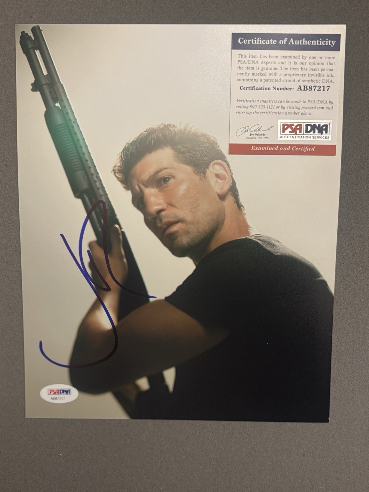 TWD/Punisher JON BERNTHAL Autographed 8×10