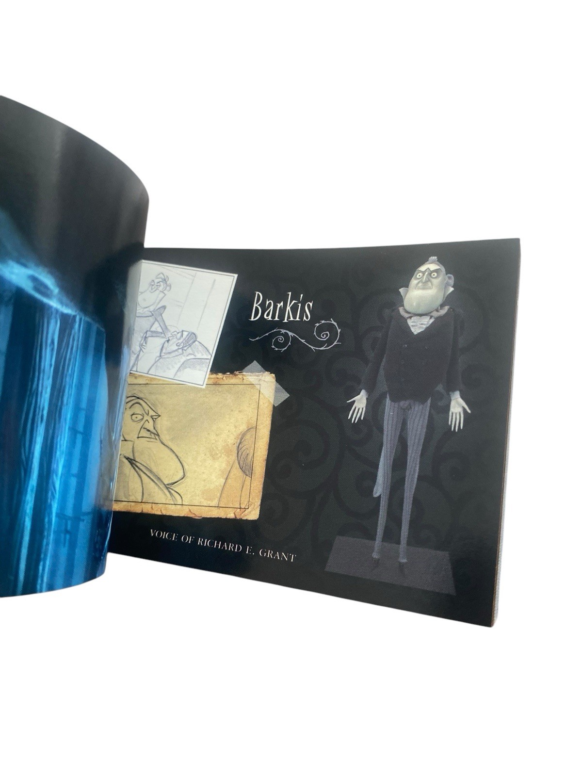 Vtg Flip Book Tim Burton Corpse Bride 2005 Movie Promo Gothic Halloween WB