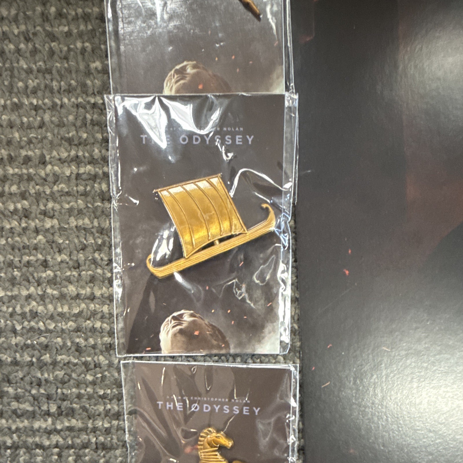 The Odyssey Original Movie Promotional Pin Set – 3 Pins, Movies Industry and/pos