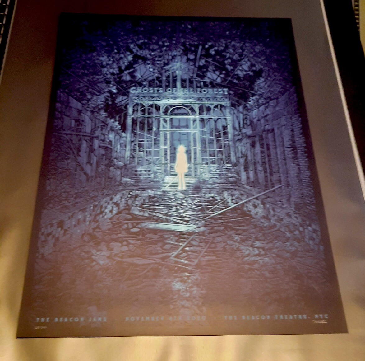GHOSTS OF THE FOREST POSTER / VARIANT – 2020 BEACON JAMS – phish – DANIEL DANGER