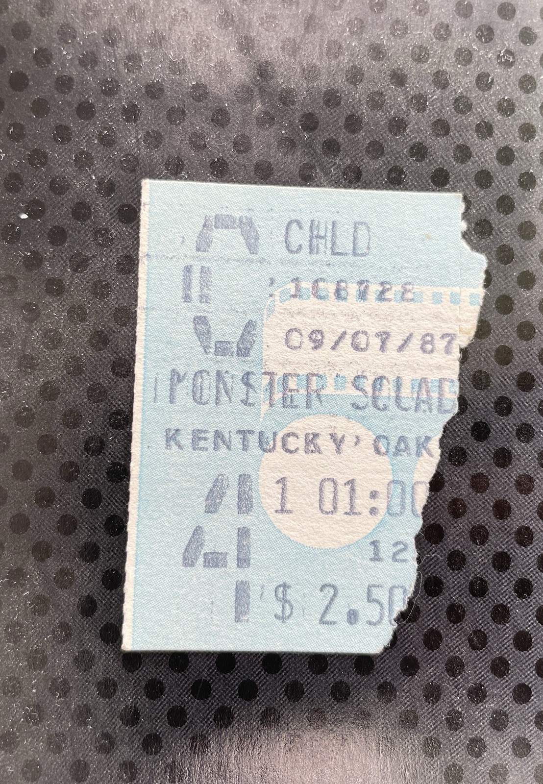 The Monster Squad 1987 Original Movie Ticket Stub Vintage Cinema Memorabilia