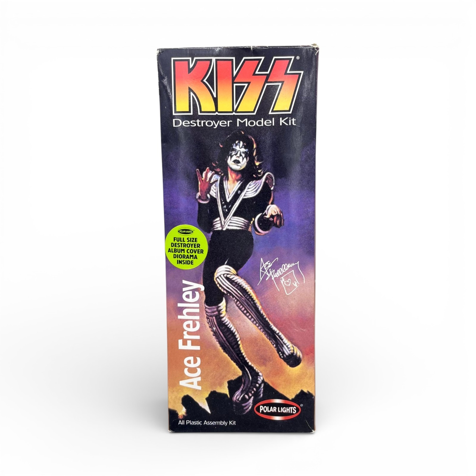 KISS Ace Frehley Destroyer Model Kit #5053 Polar Lights Kit, 1998 Unassembled