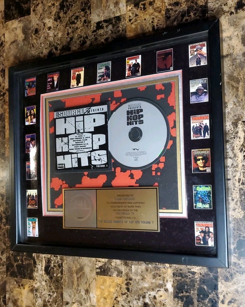 SOURCE HIP HOP HITS VOL1 RIAA CERTIFIED SALES AWARD JAY-Z OUTKAST OTHERS *READ*
