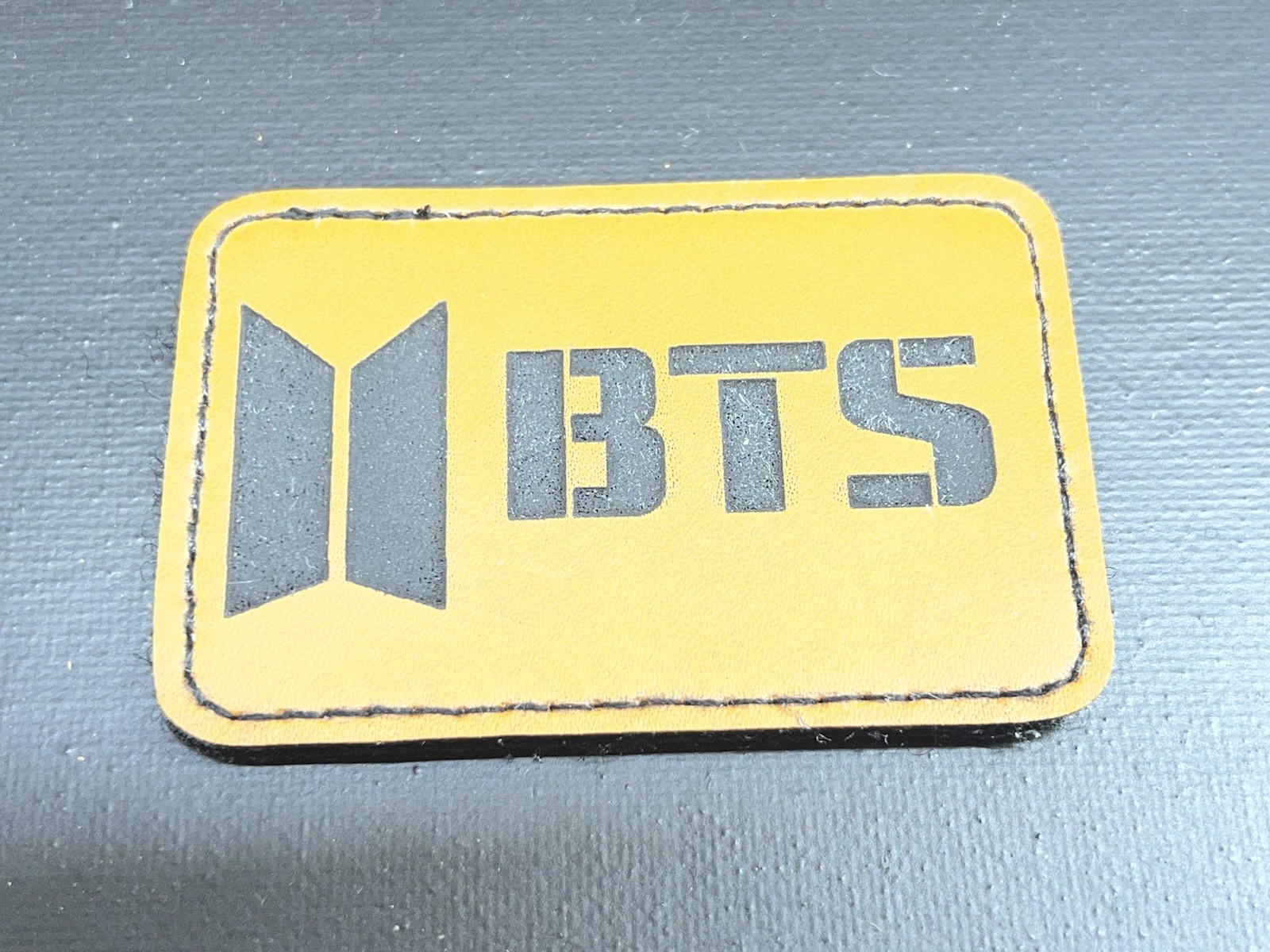 BTS Army K Pop Laser Engraved hook and loop Patch New Custom