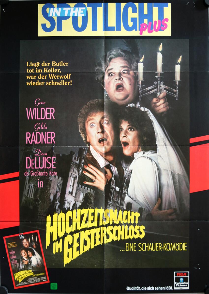 Haunted Honeymoon Hochzeitsnacht im Geisterschloß German video movie poster A1