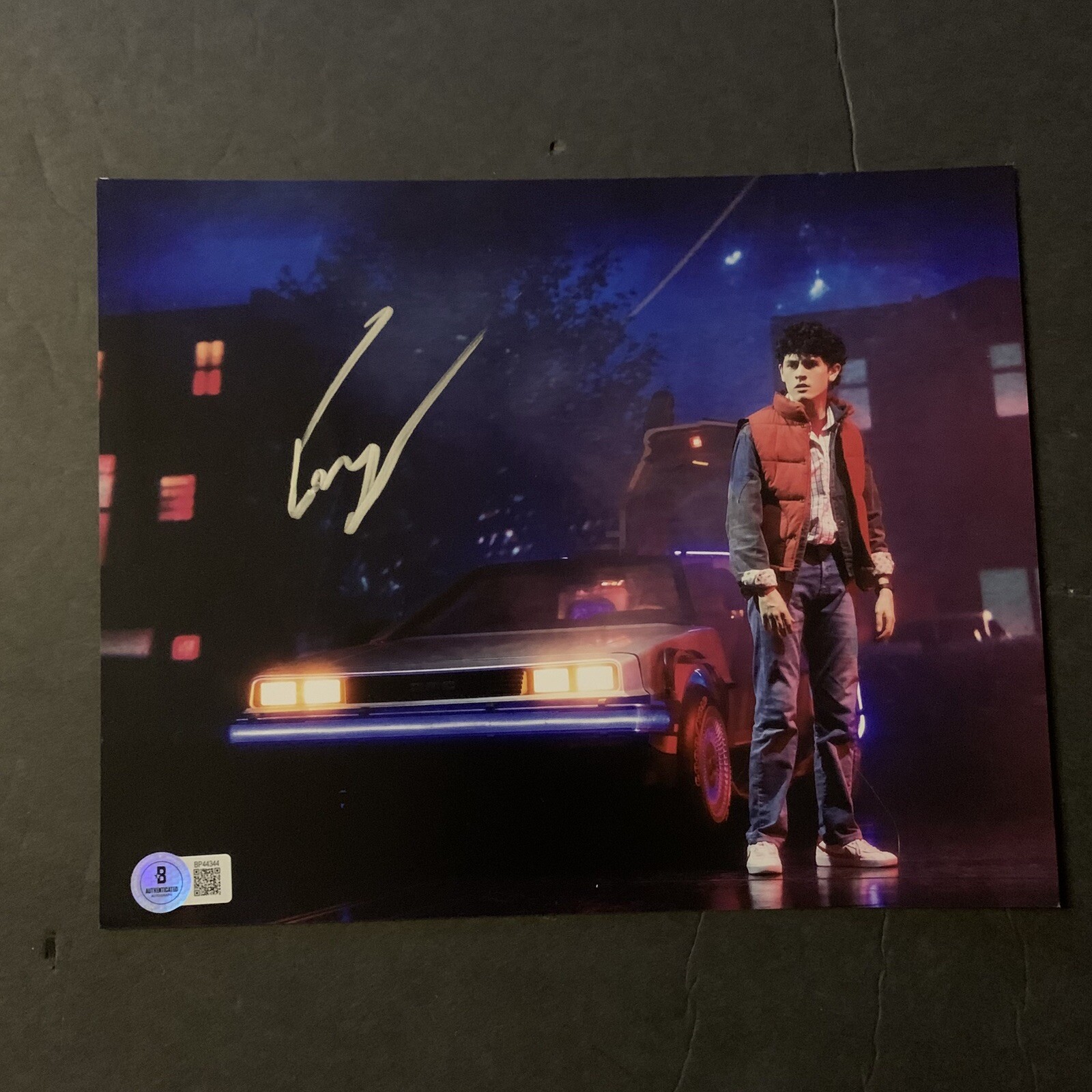 Casey Likes Signed Back To The Future Broadway Marty 8×10 Photo Beckett BAS A