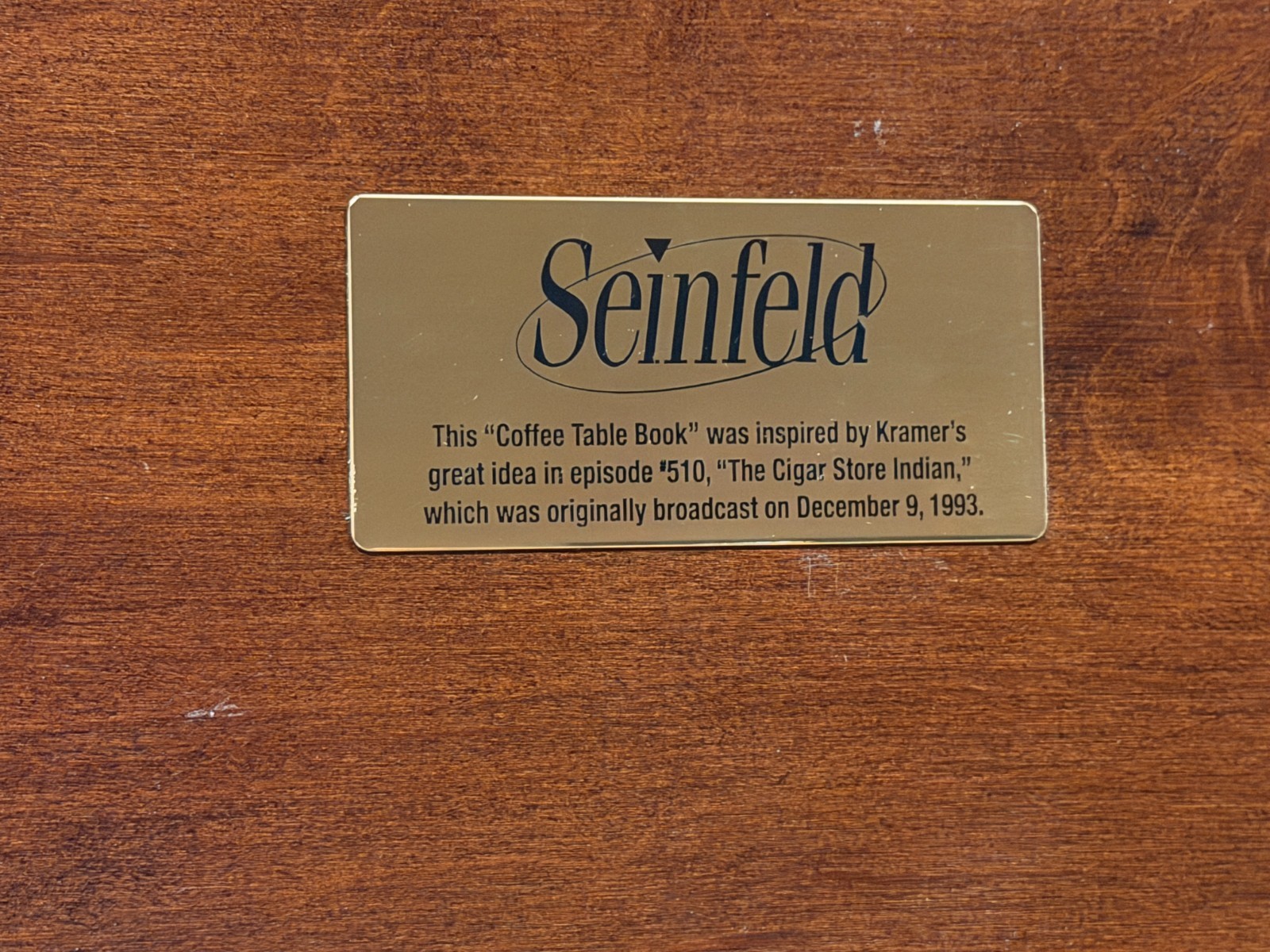 Seinfeld Coffee Table Book – Book Signed by Jason Alexander
