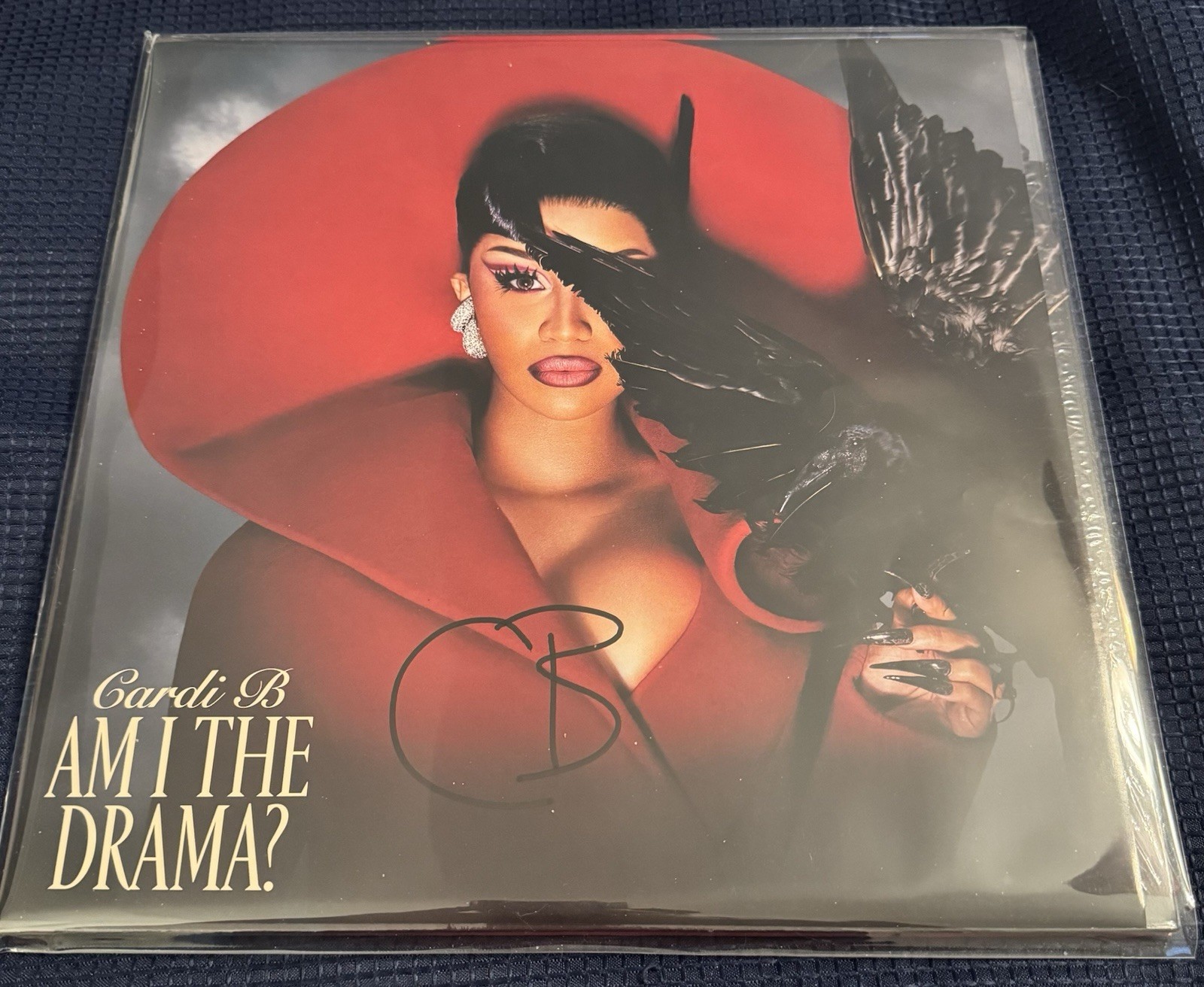 CARDI B Signed/Autographed Am I The Drama? Insert W/Vinyl JSA LOA🔥
