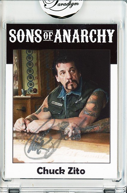 -SONS of ANARCHY- CHUCK ZITO Signed/Autograph/Auto Certified TV Trading Card