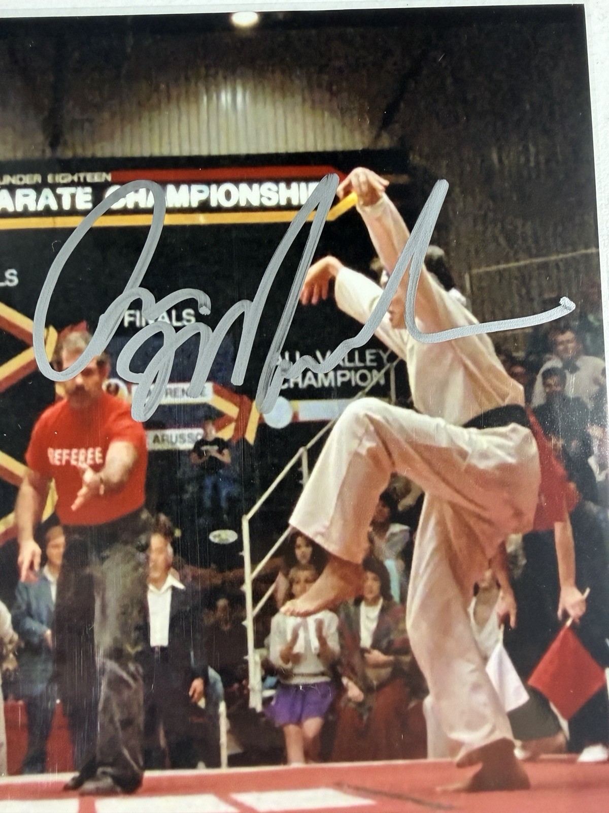 Signed Karate Kid Ralph Macchio & William Zabka 8×10 Photo COA Dual Autographed