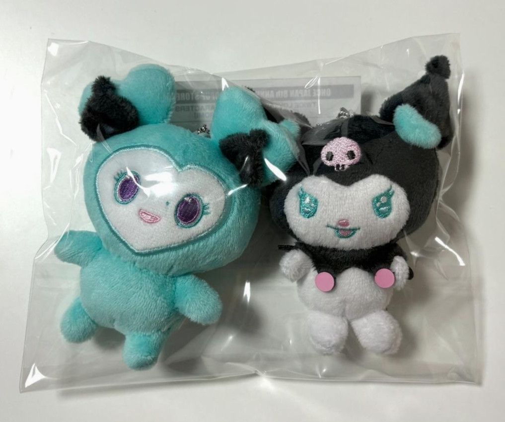Twice Lovelys × Sanrio Characters Plush Bag Charm Mina Mively Kuromi New Japan