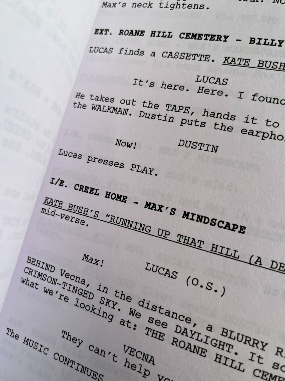 Stranger Things 4 Script Cast-Signed- Dear Billy- Autograph Reprints