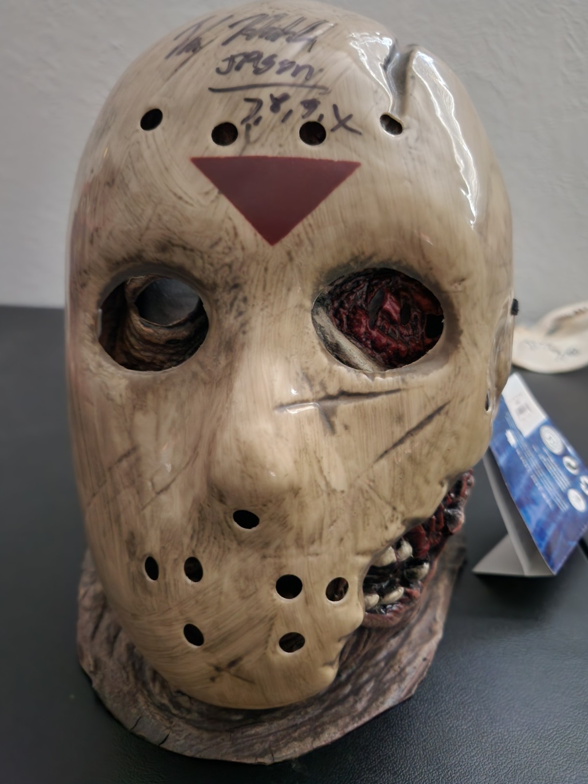 Kane Hodder Signed Friday The 13th Jason Voorhees Full Mask Autograph