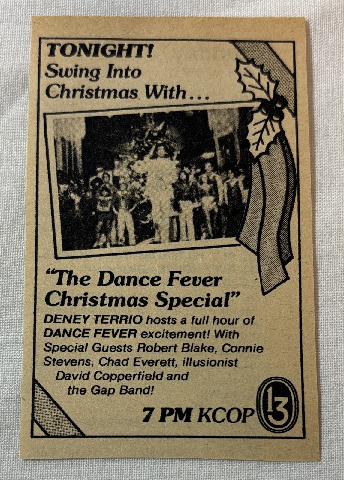 1980 small KCOP tv ad~ Swing Into Christmas THE DANCE FEVER CHRISTMAS SPECIAL