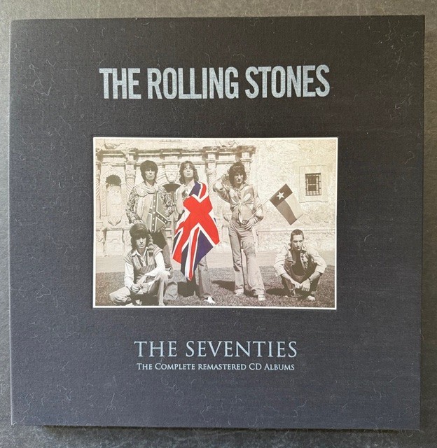 Rolling Stones The Seventies Cloth Bound Boxed Set Union Jack Hardcover Book