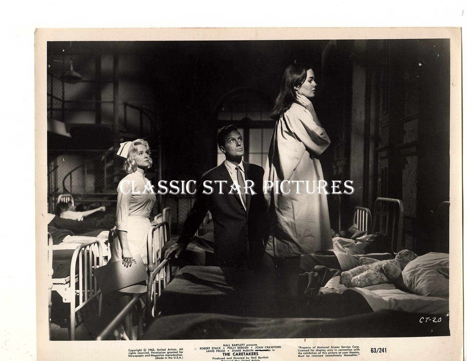 F875 Diane McBain Robert Stack Sharon Hugueny The Caretakers 1963 vintage photo