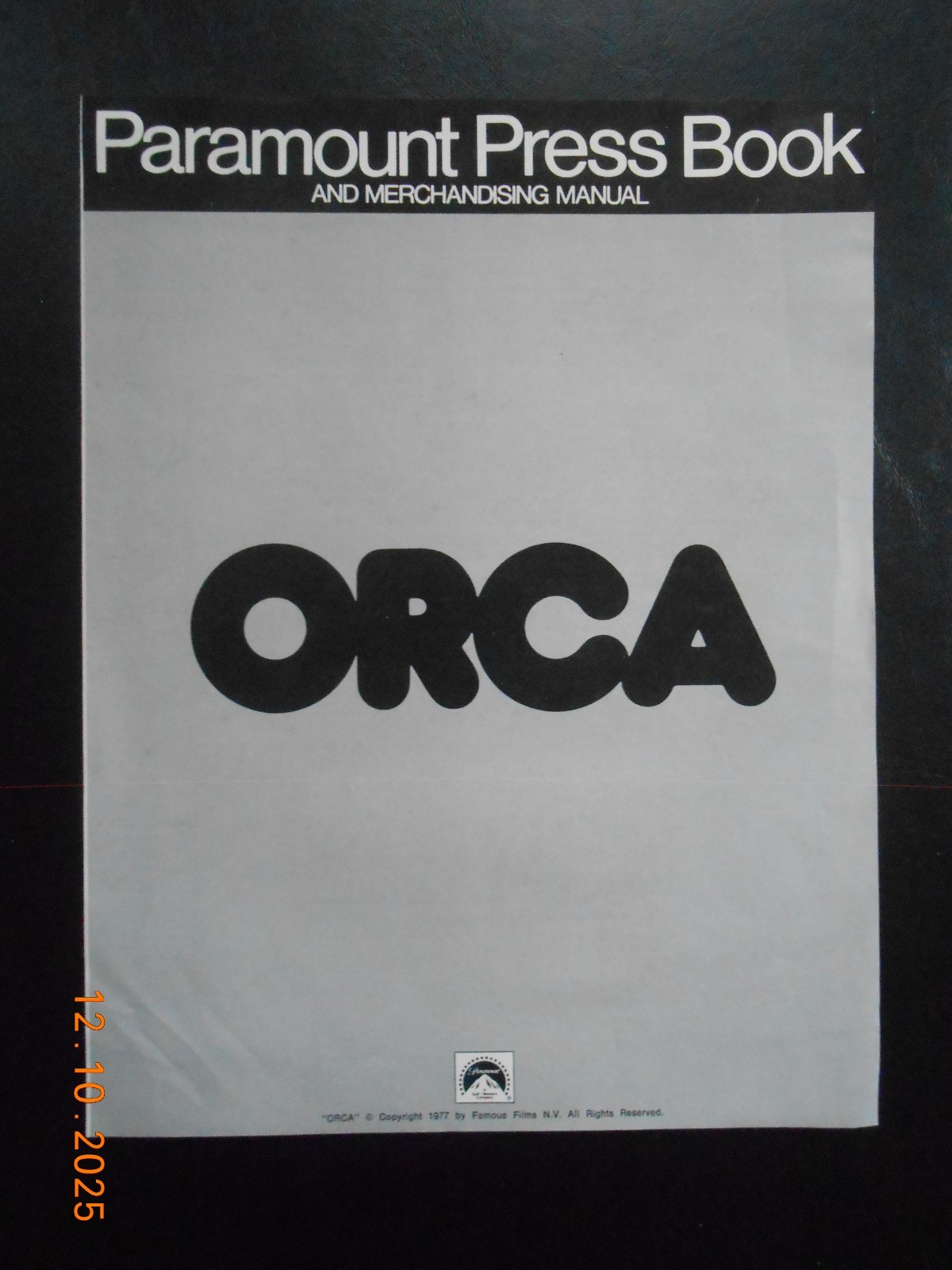 1977 ORCA The Movie Press book AD Sexy Bo Derek The Killer Whale Richard Harris