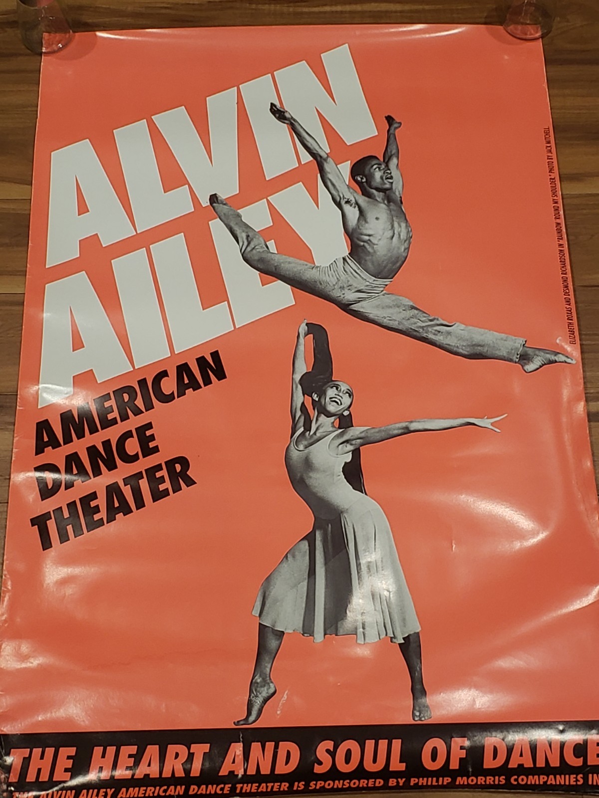 Alvin Ailey American Dance Theater Rare Vintage Original Poster 89 Jack Mitchell
