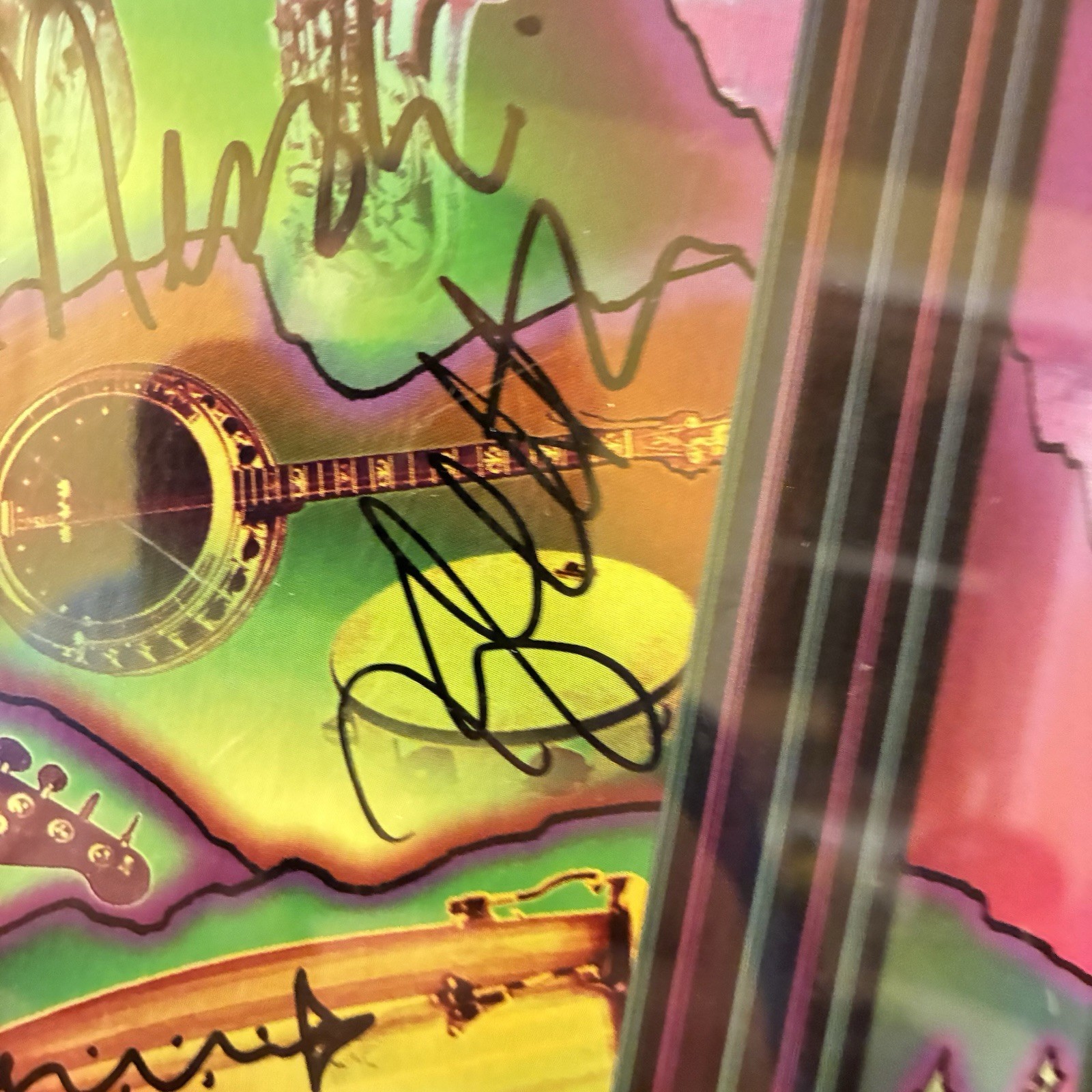 Summit Festival String Cheese Incident Autographed Poster 8/17-19/2001 Terrapin