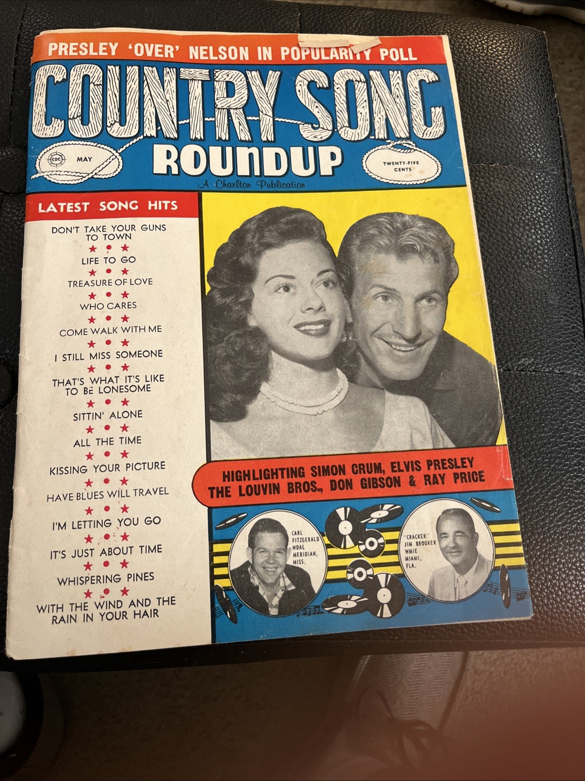 1959 Country Song Roundup Magazine Elvis Ricky Nelson Don Gibson Ray Price
