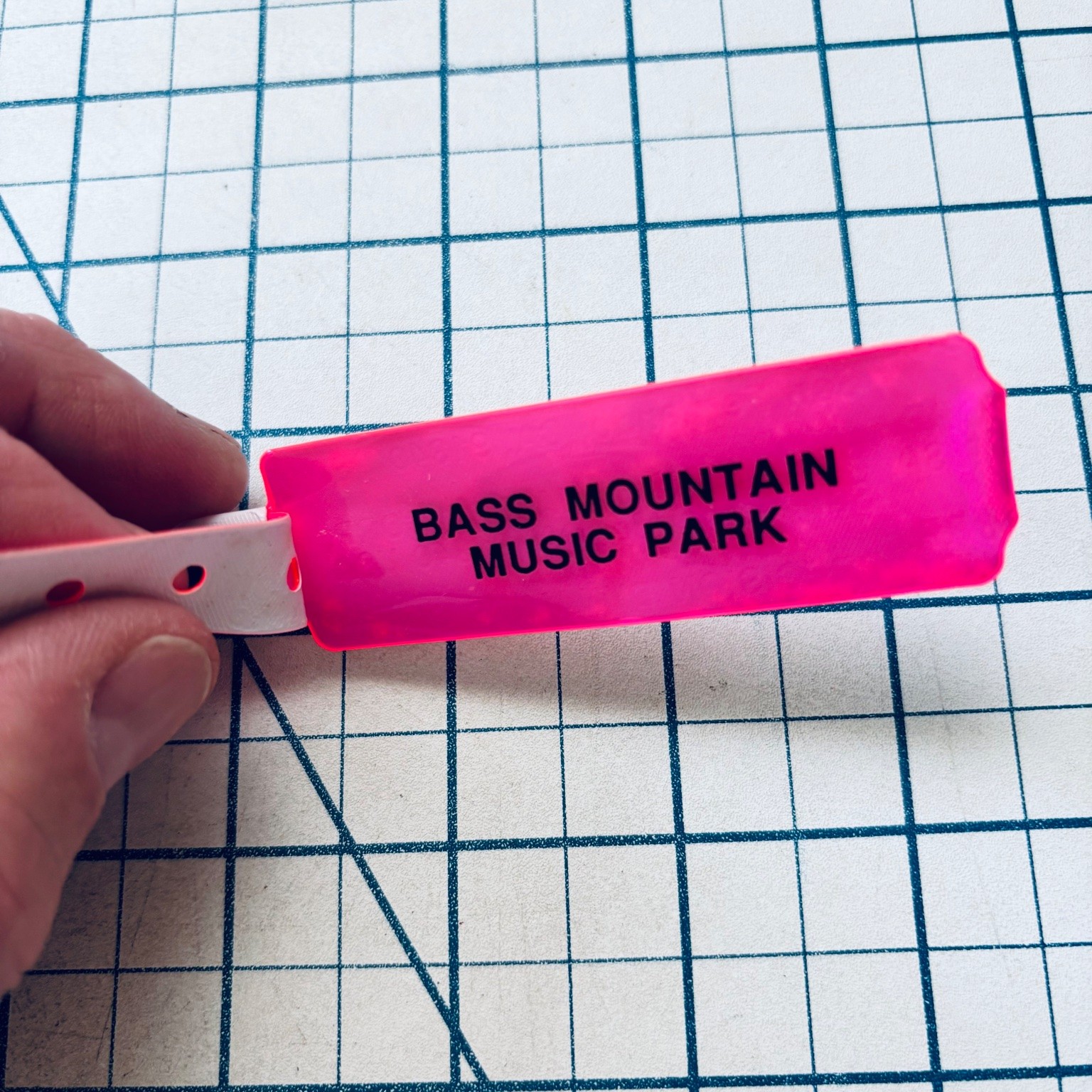 Bass Mountain Music Park Bluegrass Festival Wristband Concert North Carolina