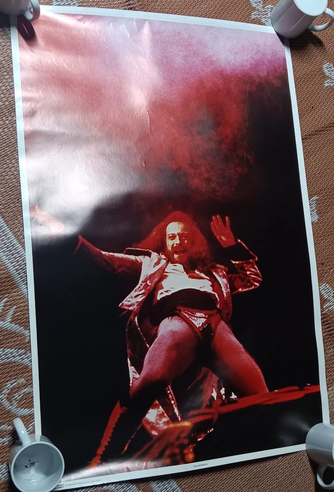 Ian Anderson 1976 Thought Factory Vintage Poster 24×36 Rock Very Rare Great Shap
