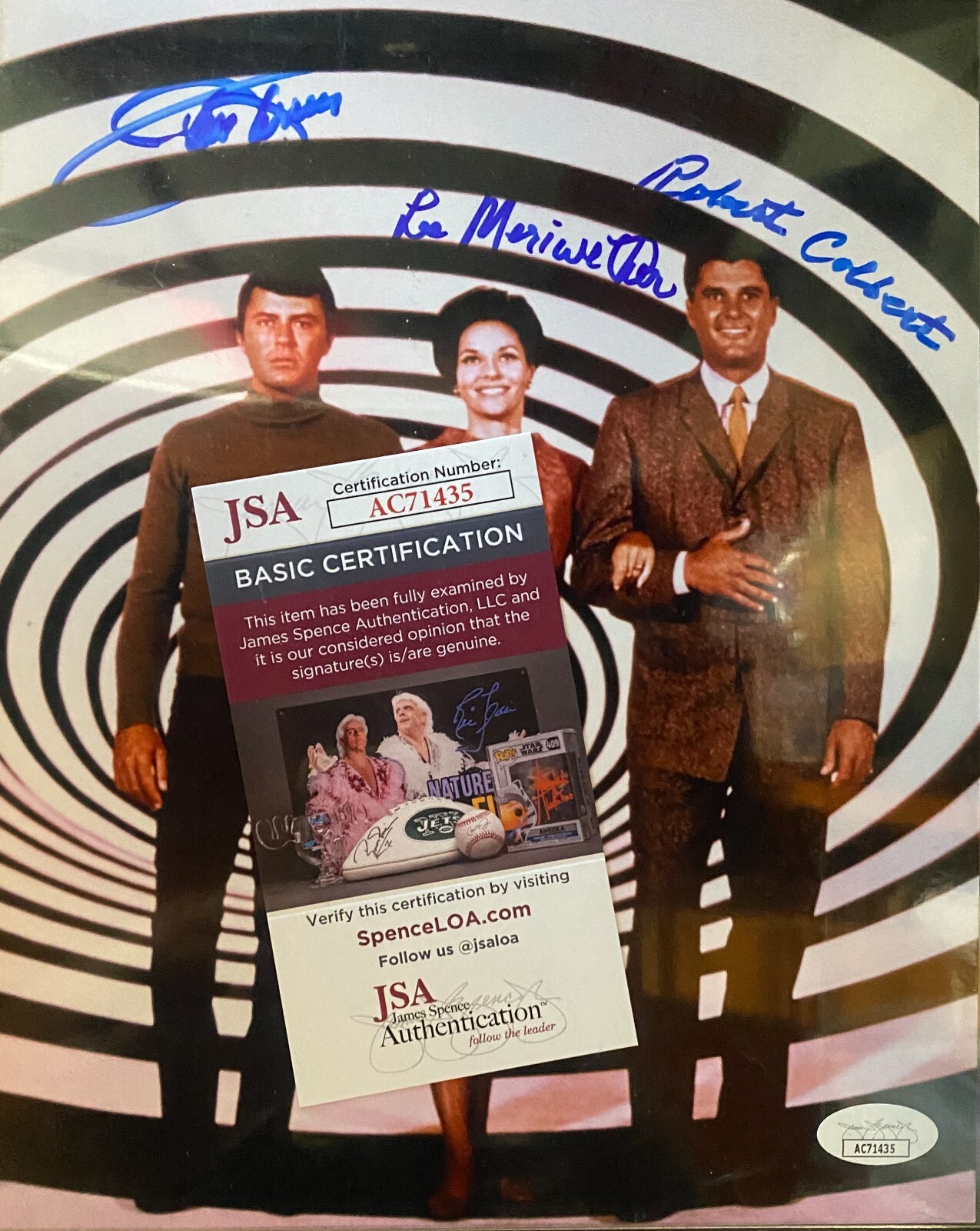 James Darren & Robert Colbert & Lee Meriwether Autographed 8X10 Photo w/JSA COA