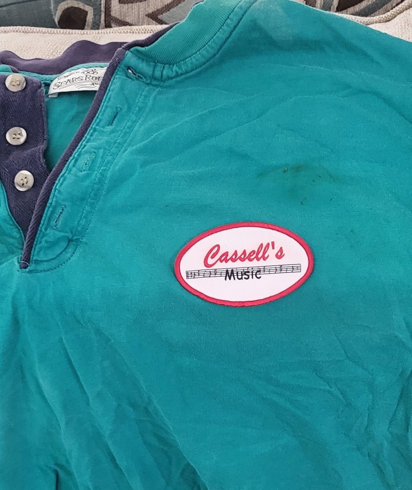 Obsession Movie Shirt Patch from Cassell’s Music Filming Location – Irons On