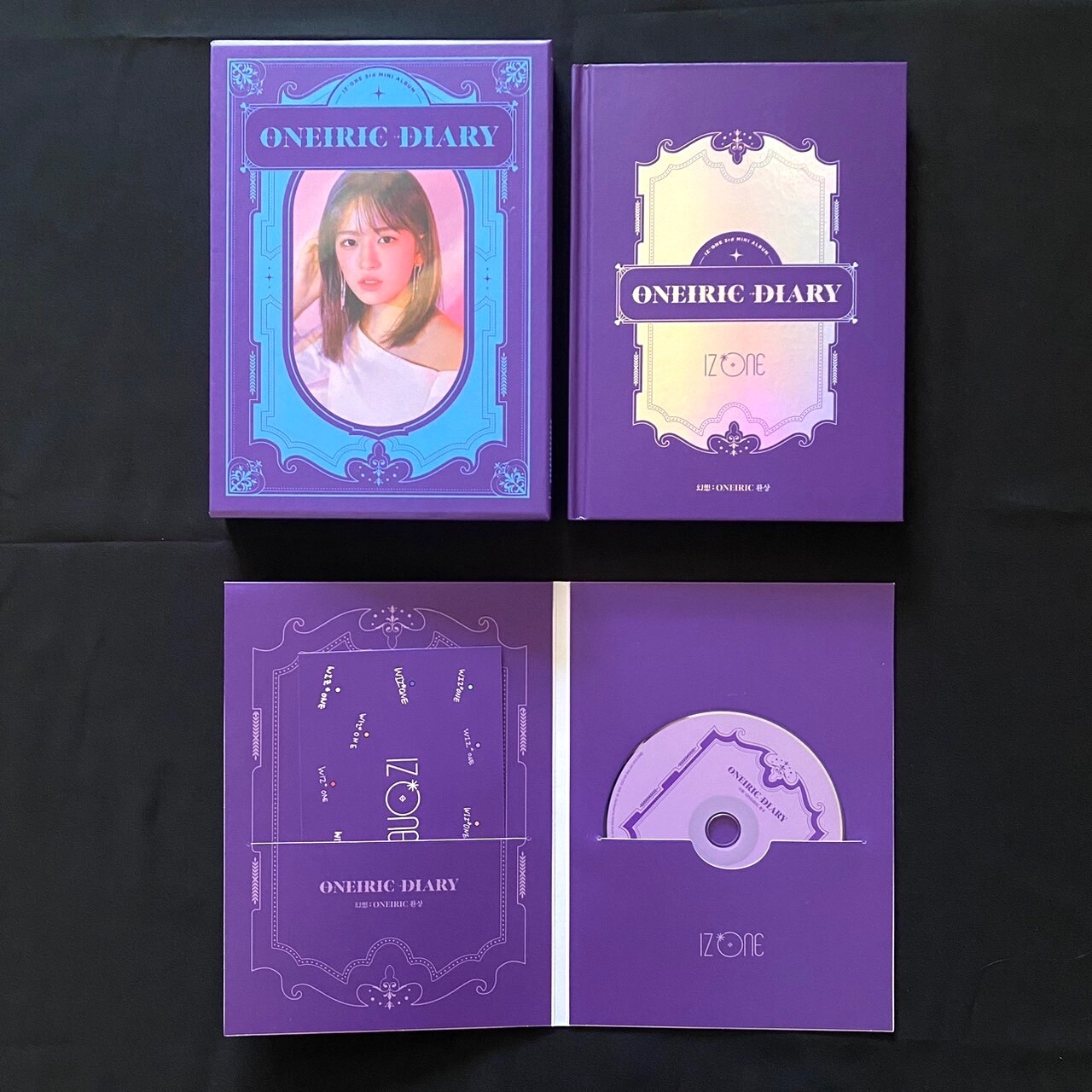 iz*one oneiric diary 3 ver. with Photo cards Yujin complete set IZONE IVE