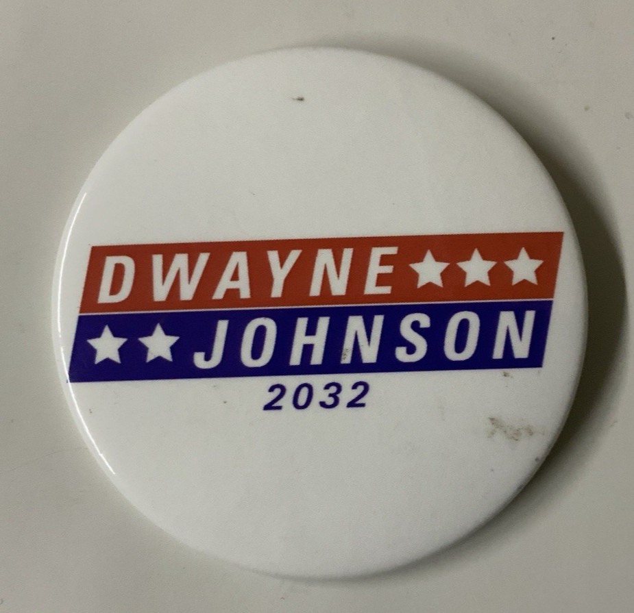Young Rock Season 2 Dwayne Johnson 2032 For President Screen Used Original Prop