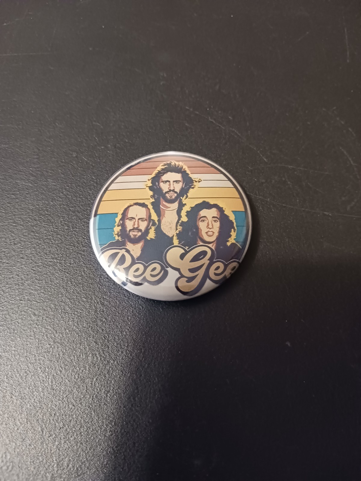 Retro Style Bee Gees 1.75” Button