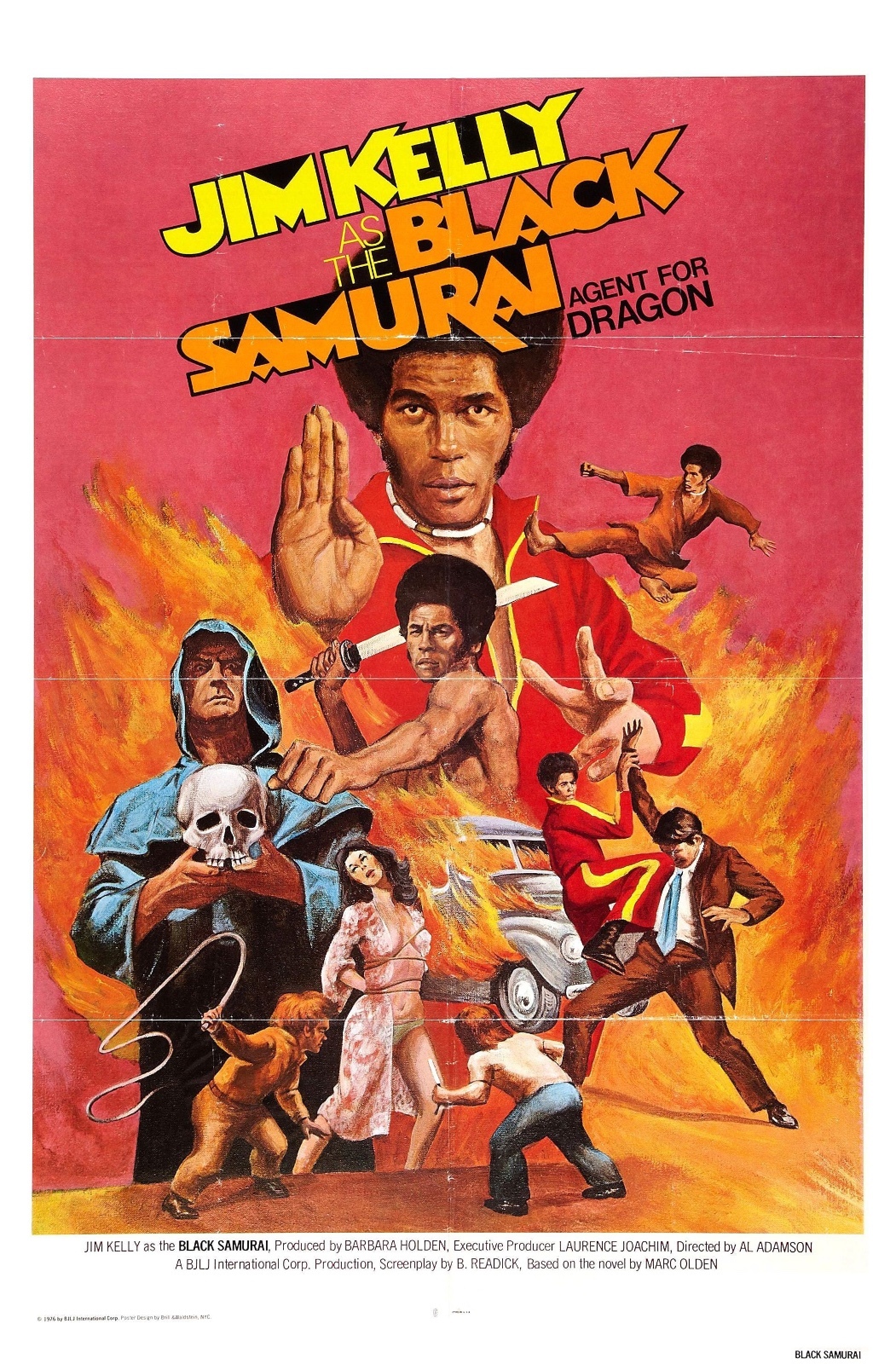 Black Samurai Movie POSTER (1977) Blaxploitation / Action