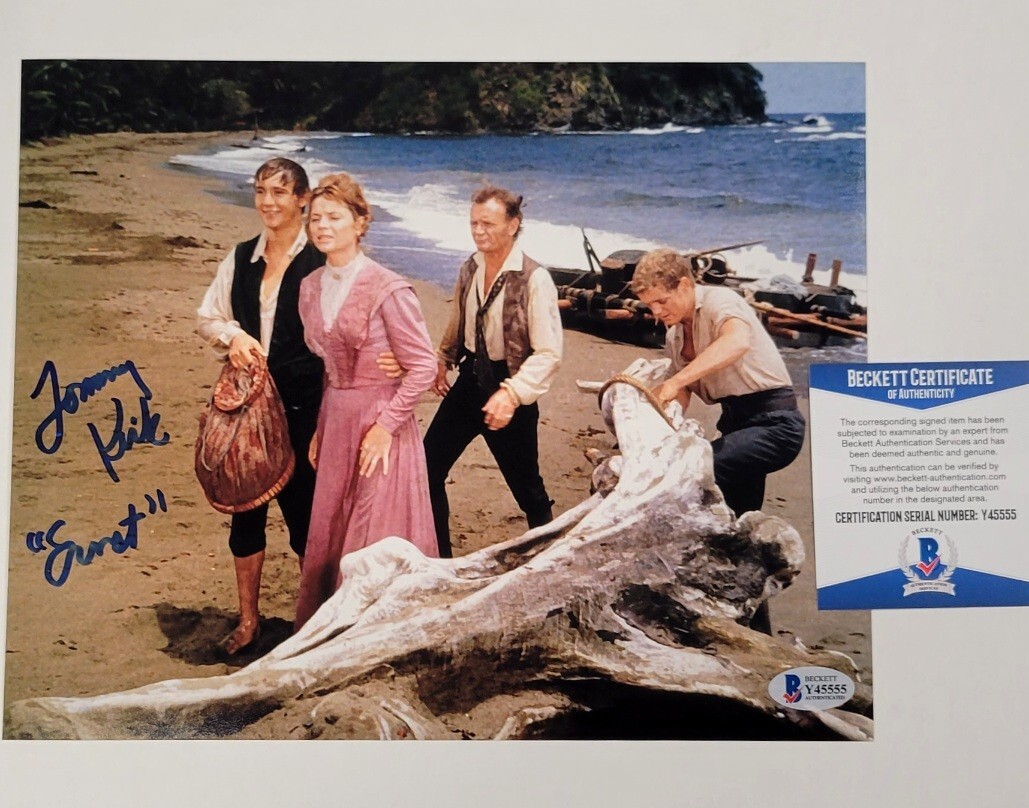 TOMMY KIRK Signed 8×10 Photo #7 “Ernst” SWISS FAMILY ROBINSON Beckett BAS COA