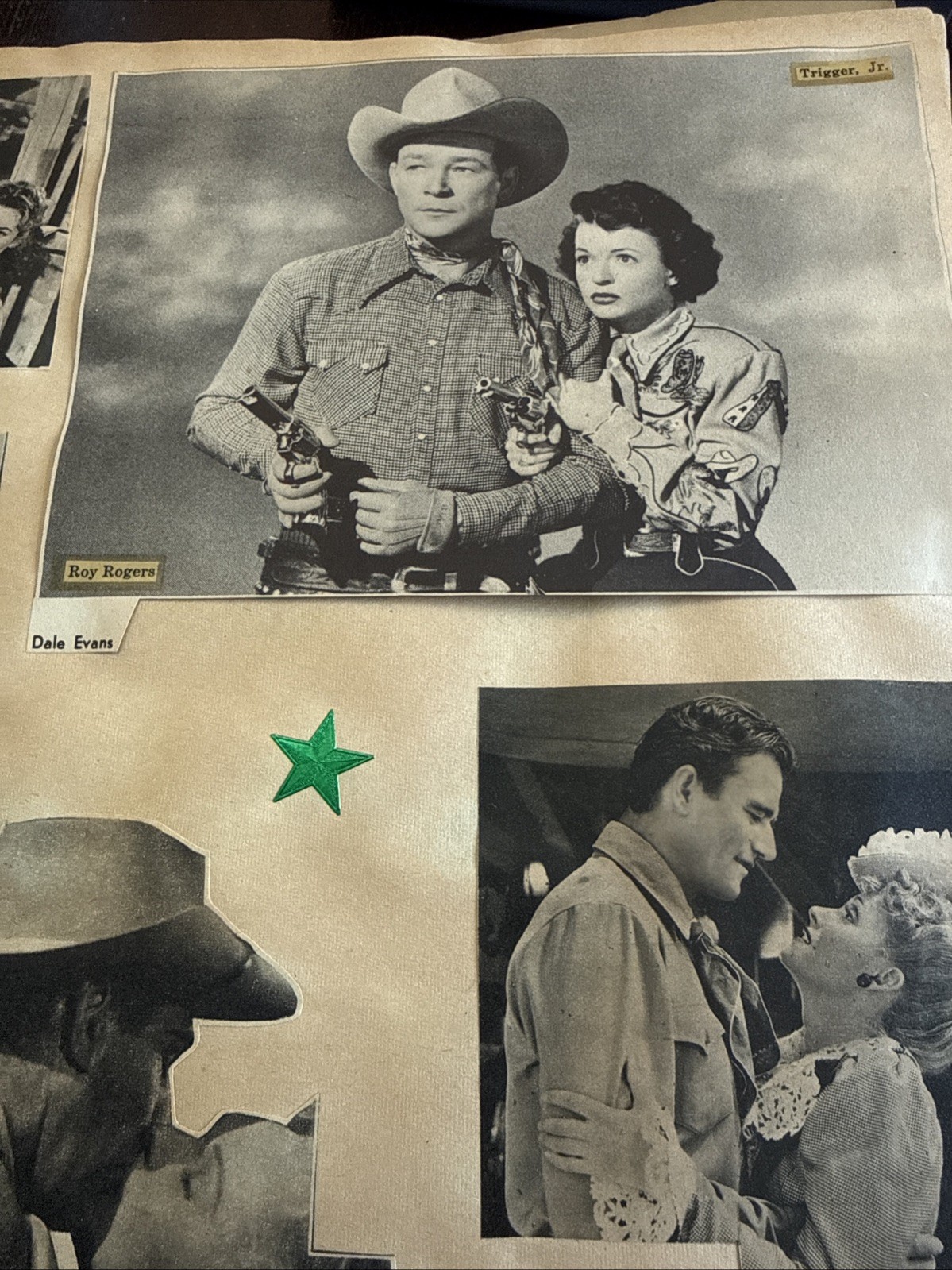 VTG Handmade Movie Star Celebrity Magazine Clippings Scrapbook 40s 30s 72 Pages