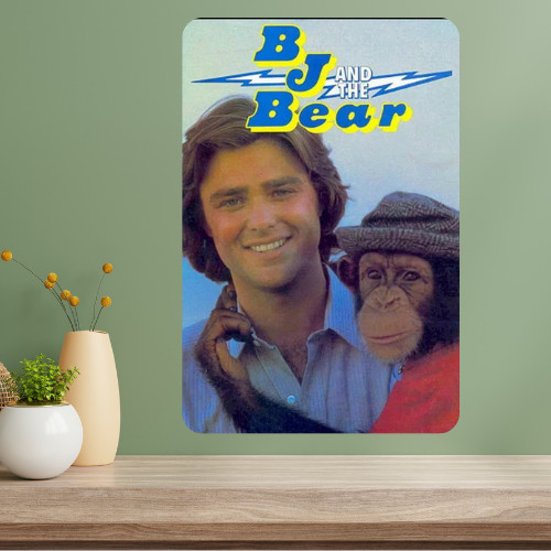 BJ and the Bear Classic TV Show Metal Poster Sign