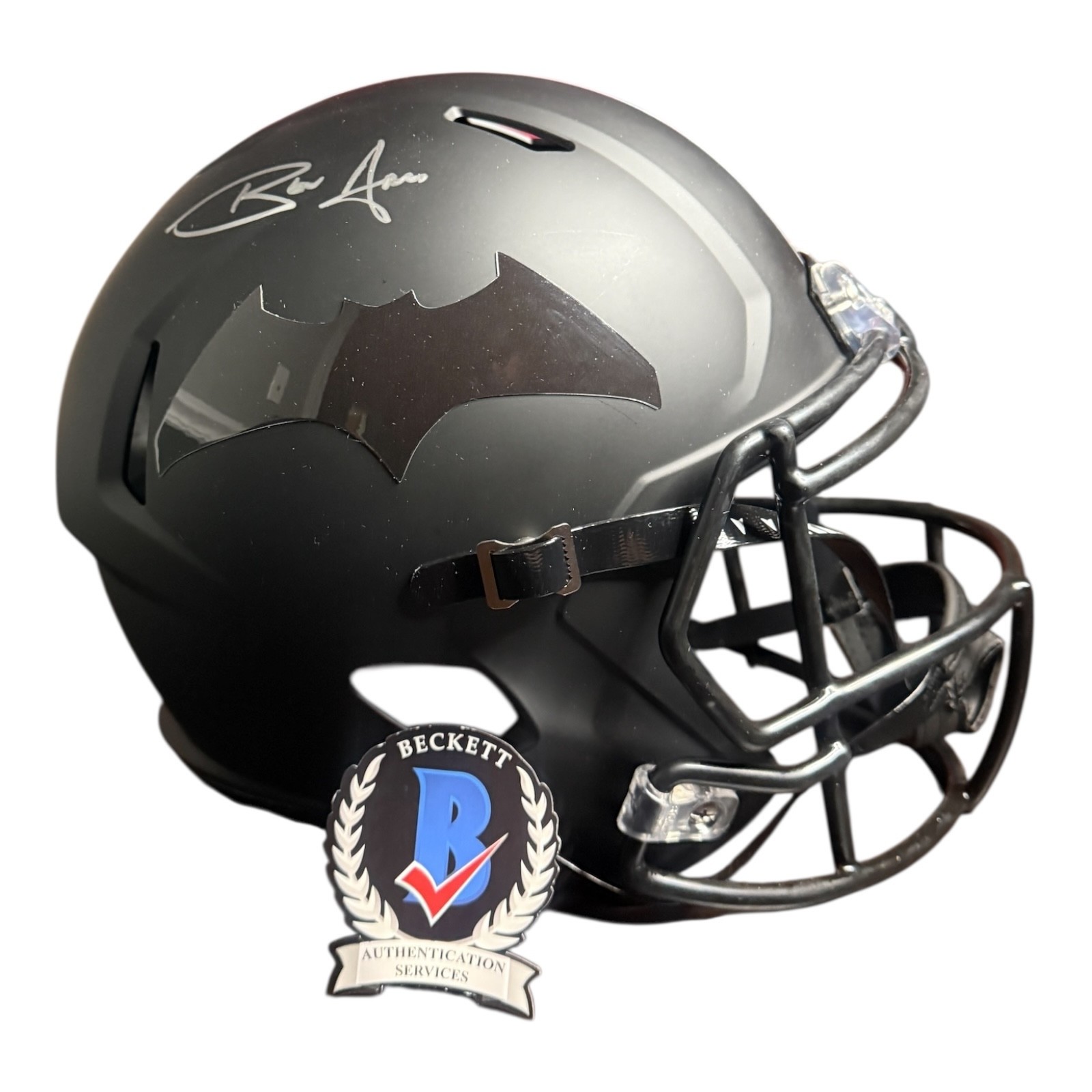 Ben Affleck Signed Autograph Signed Batman Matte Full Size Helmet BAS DC