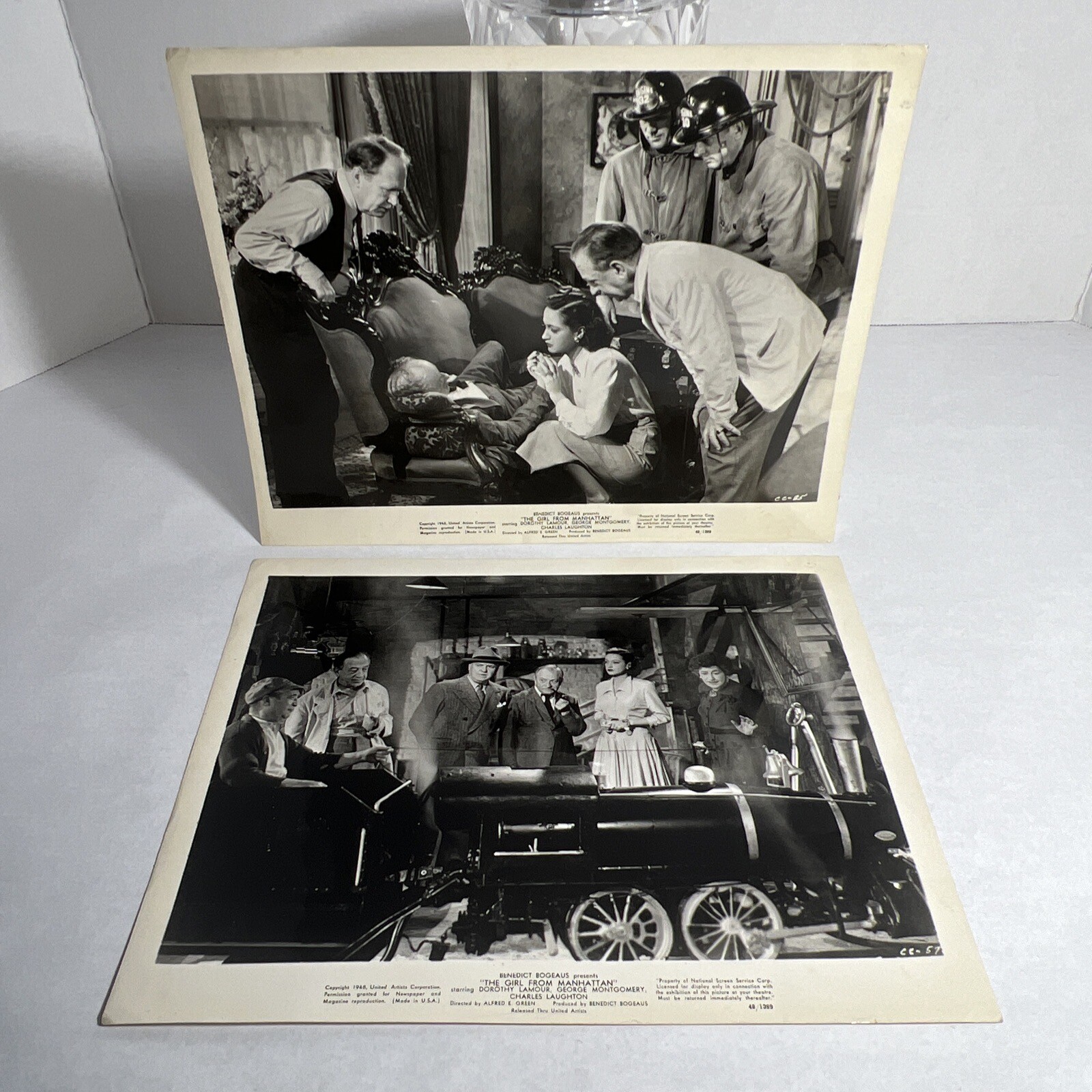 1948 THE GIRL FROM MANHATTAN: Dorothy Lamour Film Promo Movie Photo NSS 48/1389