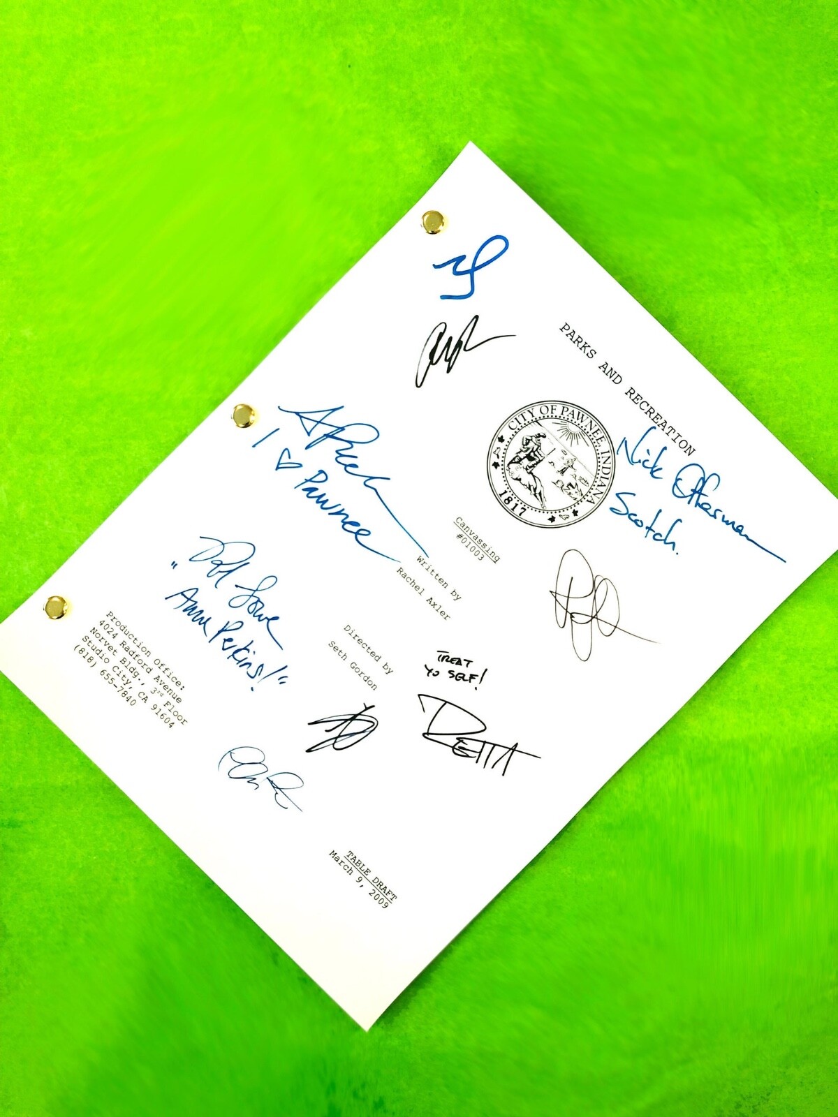 Parks & Rec TV Show Script