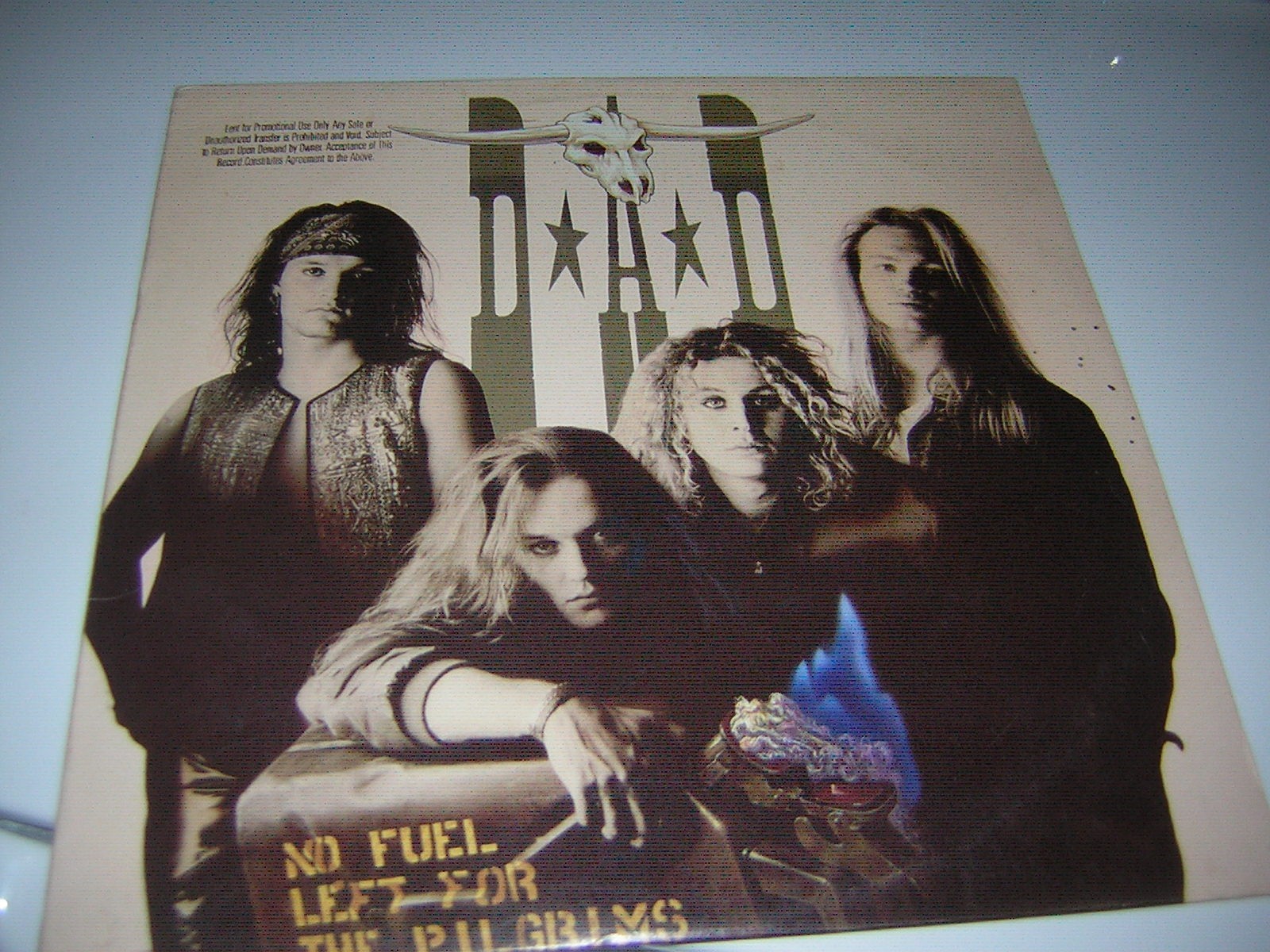 D.A.D LP SELF TITLED GOLD STAMP PROMO 1989 JESPER BINZER DISNEY AFTER DARK