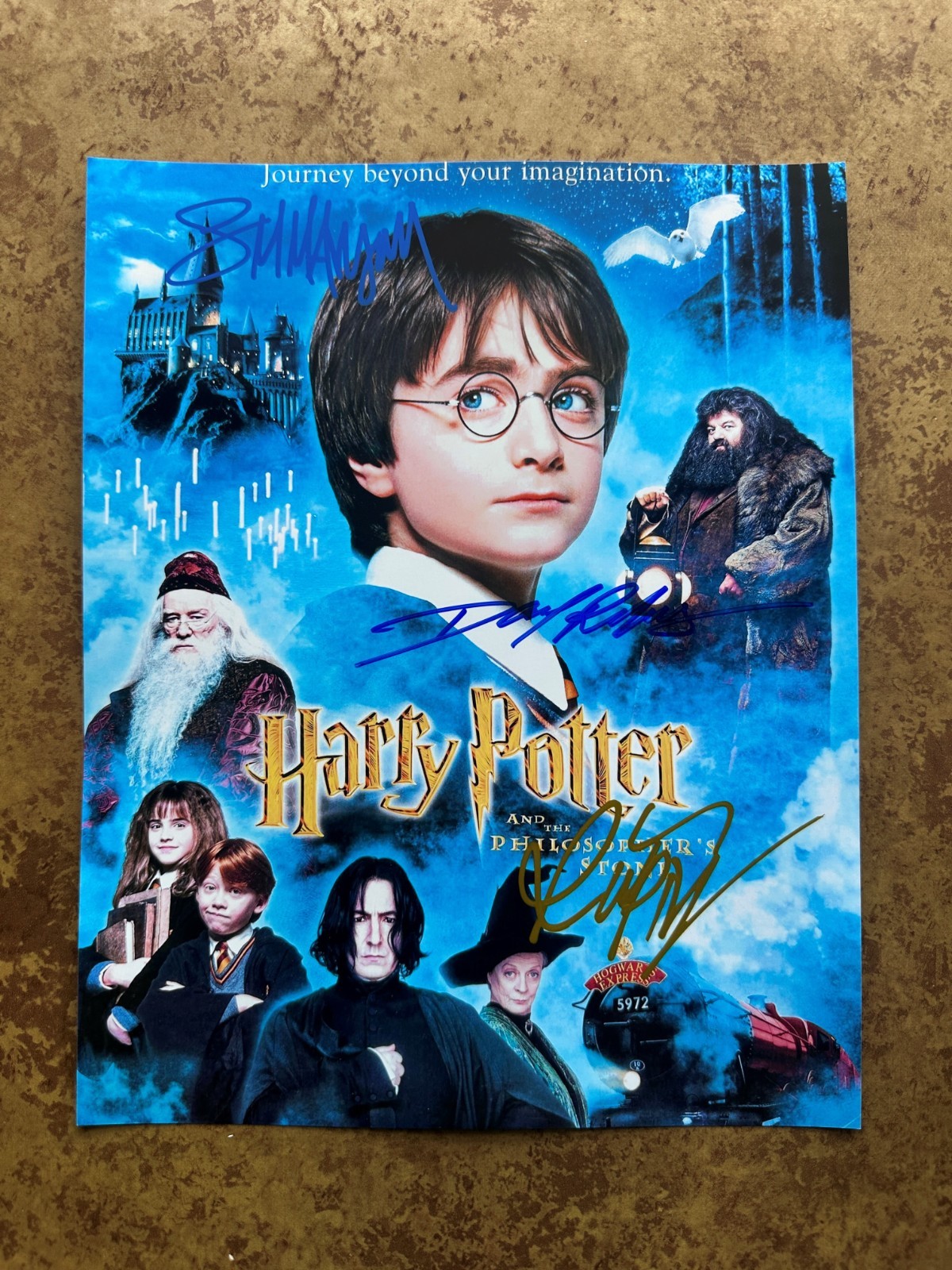 ⚡ Harry Potter Trio Signed 8×10 Radcliffe Watson Grint