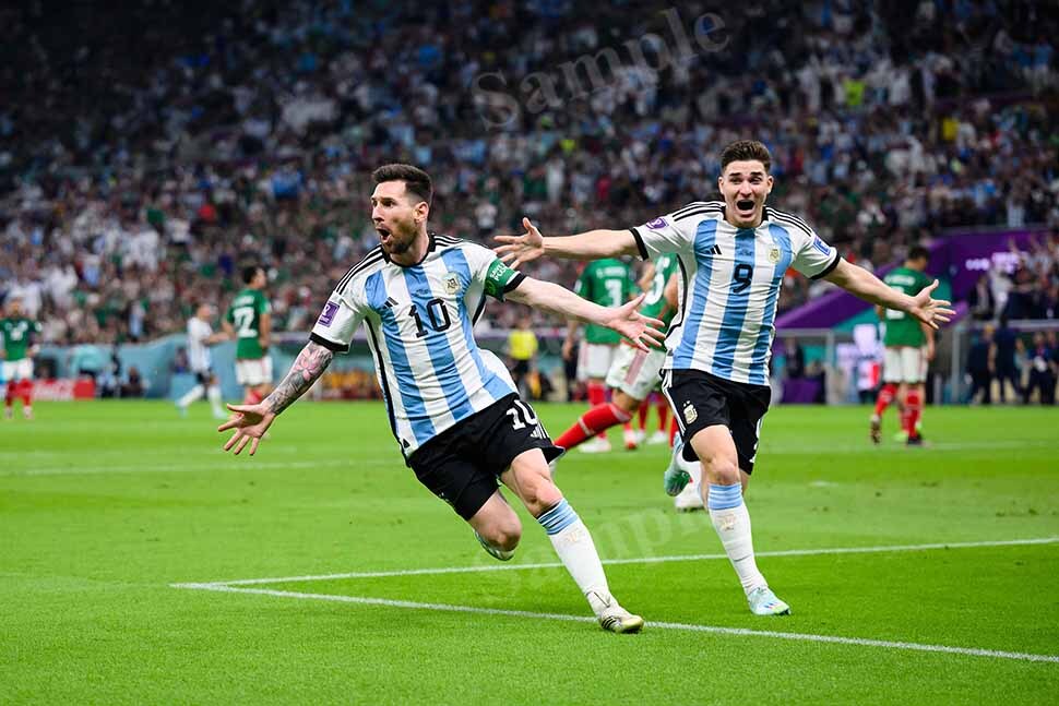 Sport Images Men Soccer Football Julian Alvarez Lionel Messi World Cup 2022 3738