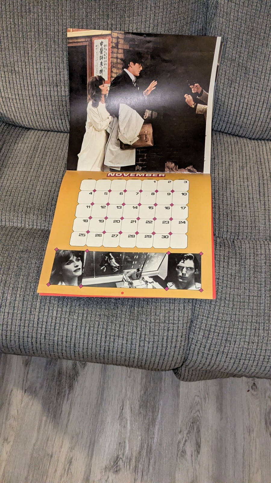 1979 Superman the Movie Calendar & 4 10 x 14 1978 Movie Pictures
