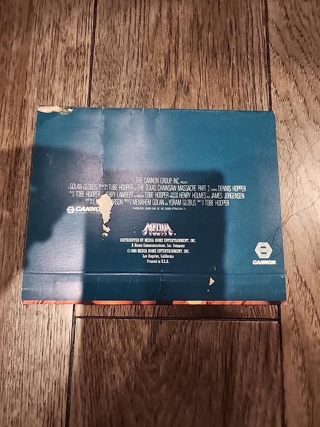 Texas Chainsaw Massacre Part 2 Promo CARD Leatherface Horror Movie . Cannon Wow