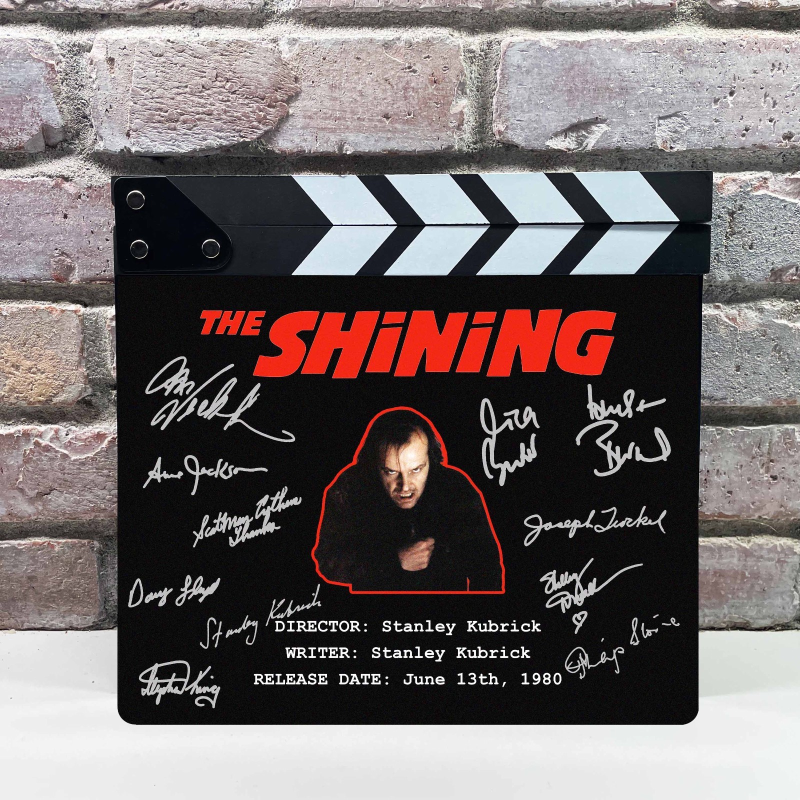 The Shining Facsimile Signed Movie Clapboard – Cult Horror Memorabilia Decor