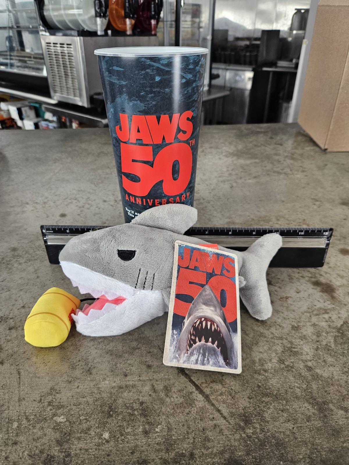 Jaws 50th Anniversary Cup And Plush – Ready To Ship From USA!