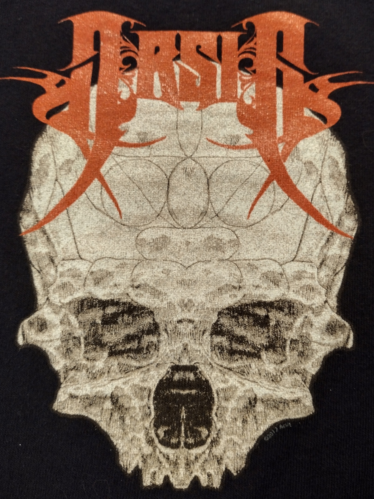 Arsis 2012 Scion Tour shirt skull death metal band medium large black T-shirt