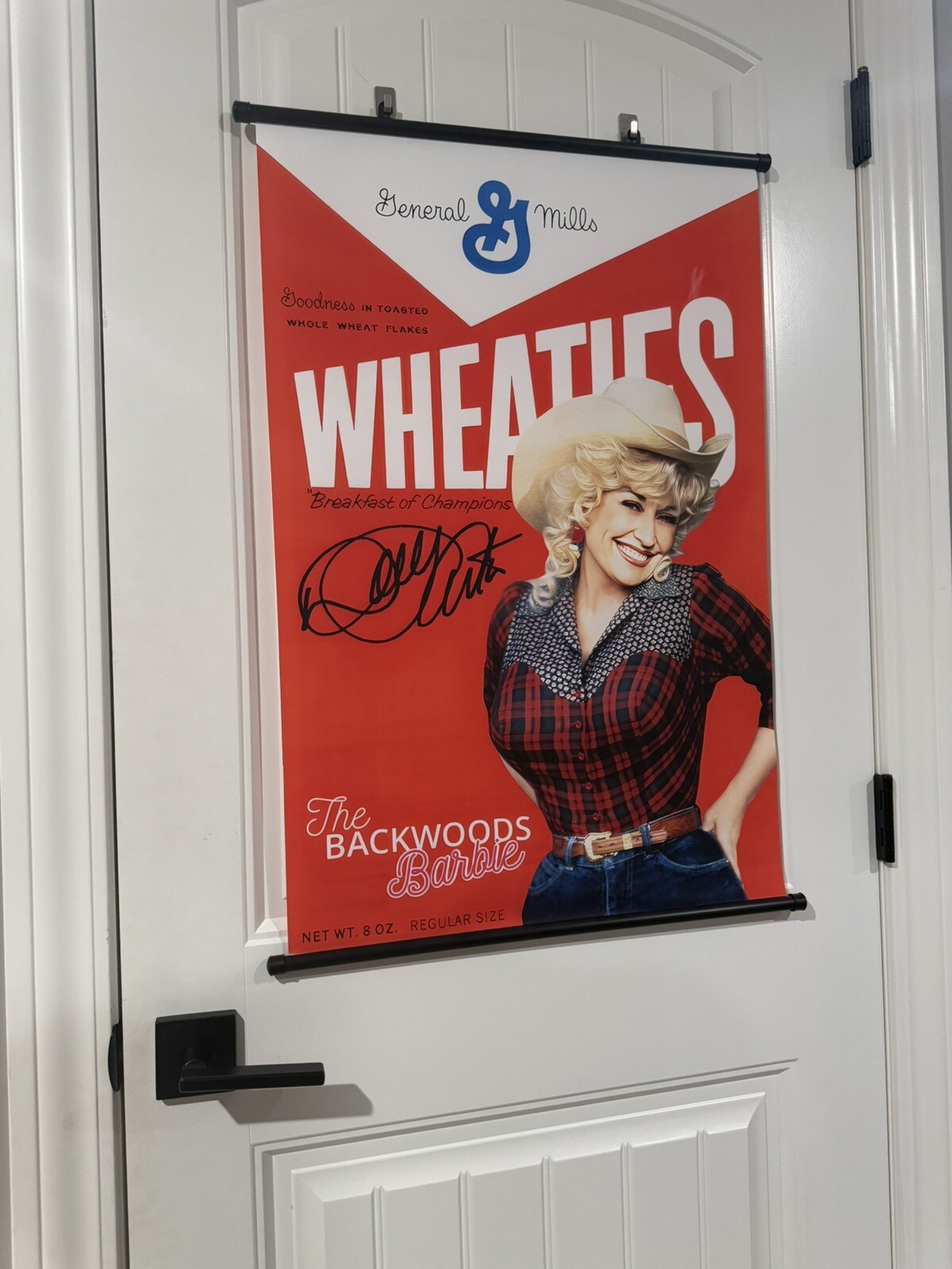 Dolly Parton WHEATIES BOX COUNTRY MUSIC ICONS Banner Scroll 20×30 Poster Sign